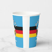 オクトーバーフェストドイツ国旗 紙コップ (右)
