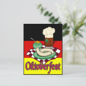 オクトーバーフェストドイツ10月ビールドイツ ポストカード (スタンド正面)