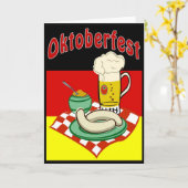 オクトーバーフェストドイツ カード (黄色い花)