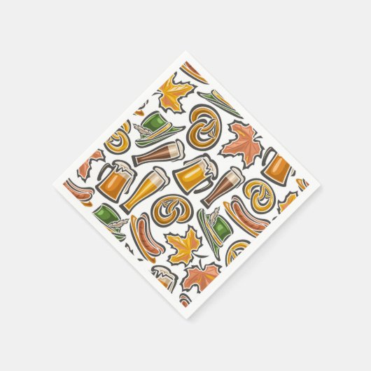 オクトーバーフェストナフキン スタンダードカクテルナプキン (角)