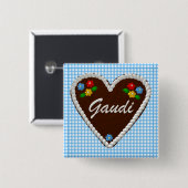 オクトーバーフェストハート「ガウディ」 缶バッジ (正面&裏面)