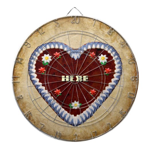 オクトーバーフェストハート ダーツボード (正面)
