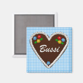 オクトーバーフェストハート「Bussi」 マグネット (正面/裏面)