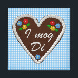 オクトーバーフェストハート「I mog Di」 マグネット<br><div class="desc">Dinky Bearsのオクトーバーフェストおもしろいハート磁石で友達を驚かせる。"I mog Di"は"I like you"のバイエルン語である。</div>