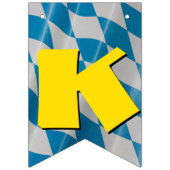 オクトーバーフェストバイアル青白編集可能フラグ バンティングフラッグ (第2の旗)