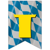 オクトーバーフェストバイアル青白編集可能フラグ バンティングフラッグ (第3の旗)