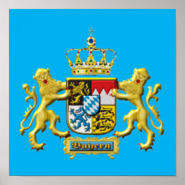 オクトーバーフェストバイエルンクレストのポスター ポスター