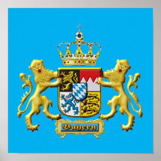 オクトーバーフェストバイエルンクレストのポスター ポスター (正面)