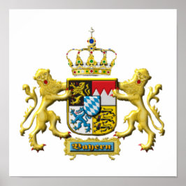 オクトーバーフェストバイエルンクレストのポスター ポスター