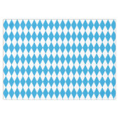 オクトーバーフェストバイエルンブルーと白の大きな対角線 テーブルクロス (正面(横))