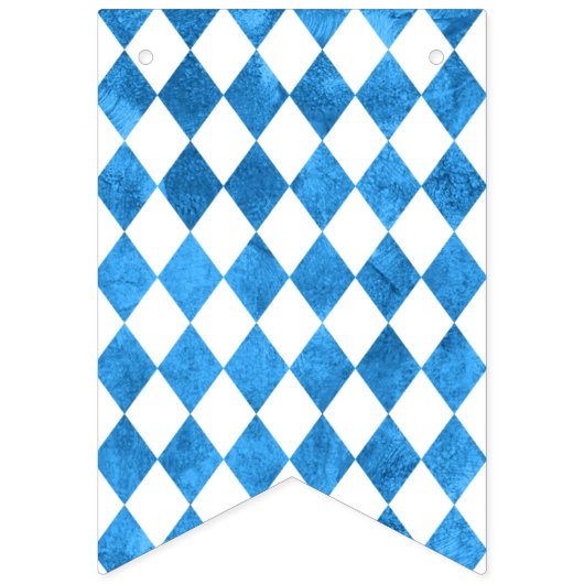 オクトーバーフェストバイエルン国旗の結婚青の装飾 バンティングフラッグ (第2の旗)