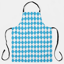 オクトーバーフェストバイエルン市松模様にデザイン エプロン