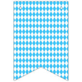 オクトーバーフェストバヴァリアンレディ&ブルーホワイトロームバス バンティングフラッグ (第2の旗)