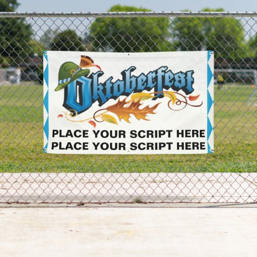 オクトーバーフェストパーソナライズされた 横断幕 (インサイチュ)
