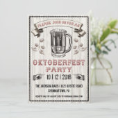 オクトーバーフェストパーティの招待状オンウッド 招待状 (スタンド正面)