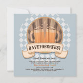 オクトーバーフェストパーティの招待状カスタム 招待状 (正面)