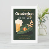 オクトーバーフェストパーティの招待状 招待状 (スタンド正面)