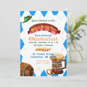 オクトーバーフェストパーティの招待状 招待状 (スタンド正面)