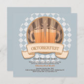 オクトーバーフェストパーティの招待状 招待状 (正面/裏面)