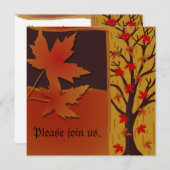 オクトーバーフェストパーティの招待状 招待状 (正面/裏面)