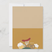 オクトーバーフェストパーティの招待状 招待状 (裏面)