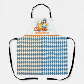 オクトーバーフェストパーティーとビールとプレッツェルai エプロン (正面)