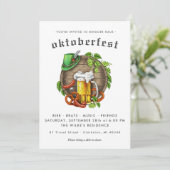 オクトーバーフェストパーティーのご招待 招待状 (スタンド正面)