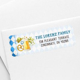 オクトーバーフェストパーティーババリアンビール差出人住所 ラベル