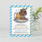 オクトーバーフェストパーティー招待状 ビールフェスティバル 招待状 (スタンド正面)