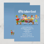 オクトーバーフェストパーティー招待状 招待状 (正面/裏面)
