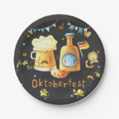 オクトーバーフェストパーティー紙プレート ペーパープレート (正面)