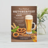 オクトーバーフェストパーティー、ビーパーティー、オクトーバー ビア フェスト 招待状 (スタンド正面)