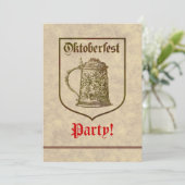 オクトーバーフェストパーティー 招待状 (スタンド正面)
