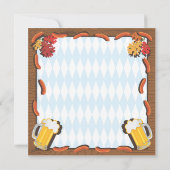 オクトーバーフェストパーティー(dachshand付き) 招待状 (裏面)