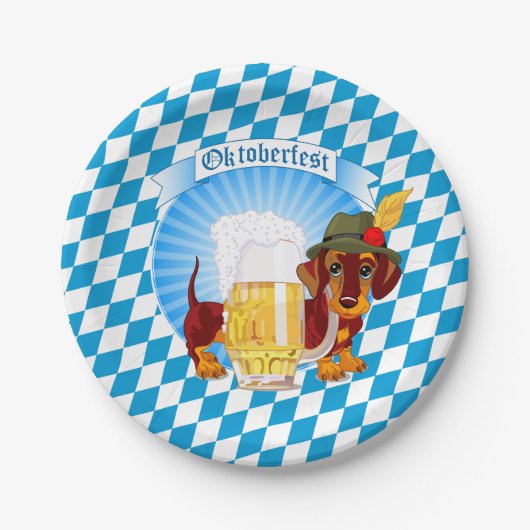 オクトーバーフェストビアハウンド ペーパープレート (正面)