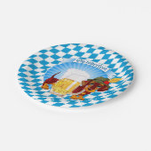 オクトーバーフェストビアハウンド ペーパープレート (アングル)