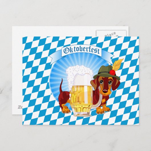 オクトーバーフェストビアハウンド ポストカード (正面/裏面)
