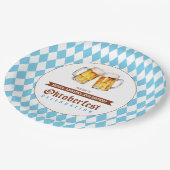 オクトーバーフェストビアバースデーパーティー ペーパープレート (アングル)