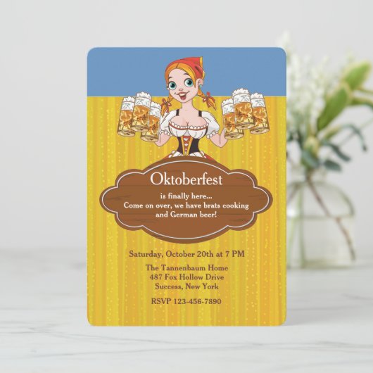 オクトーバーフェストビアーズ招待状 招待状 (スタンド正面)