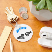 オクトーバーフェストビールおよびプレッツェルキーチェーン キーホルダー