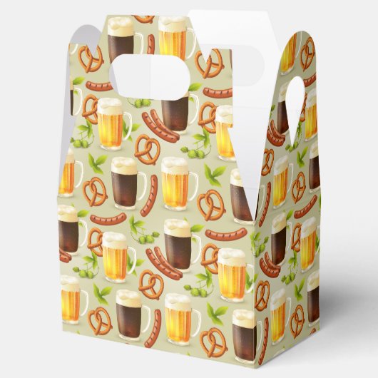 オクトーバーフェストビールとソーセージの好意ボックス フェイバーボックス (オープン)