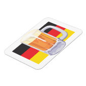 オクトーバーフェストビールとドイツ国旗 マグネット (左側)