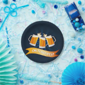 オクトーバーフェストビールステインお祝いパーティー7" ペーパープレート (パーティー)