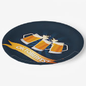 オクトーバーフェストビールステインお祝いパーティー9" ペーパープレート (アングル)