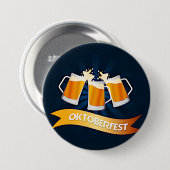 オクトーバーフェストビールステインお祝いパーティー 缶バッジ (正面&裏面)