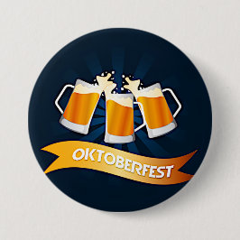 オクトーバーフェストビールステインお祝いパーティー 缶バッジ