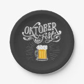 オクトーバーフェストビールバヴァリアフォークフェスティバル ペーパープレート (正面)