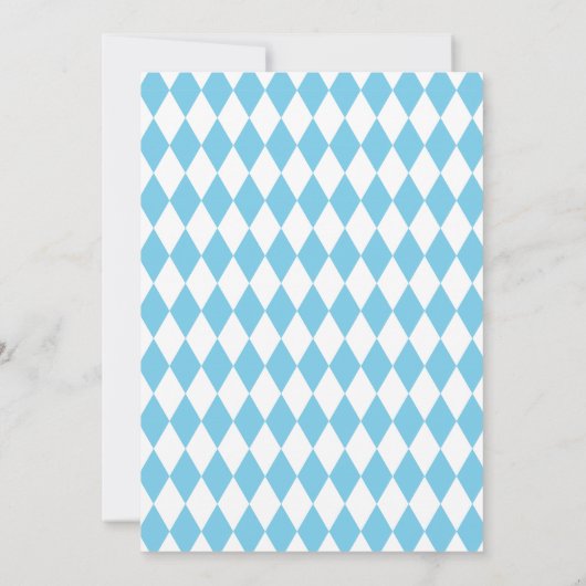 オクトーバーフェストビールパーティー誕生日 招待状 (裏面)