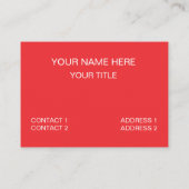 オクトーバーフェストビールフェスティバルオクトーバーフェスト 名刺 (裏面)