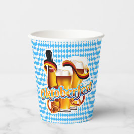 オクトーバーフェストビールフェスティバルドイツのバイエルンカラー 紙コップ